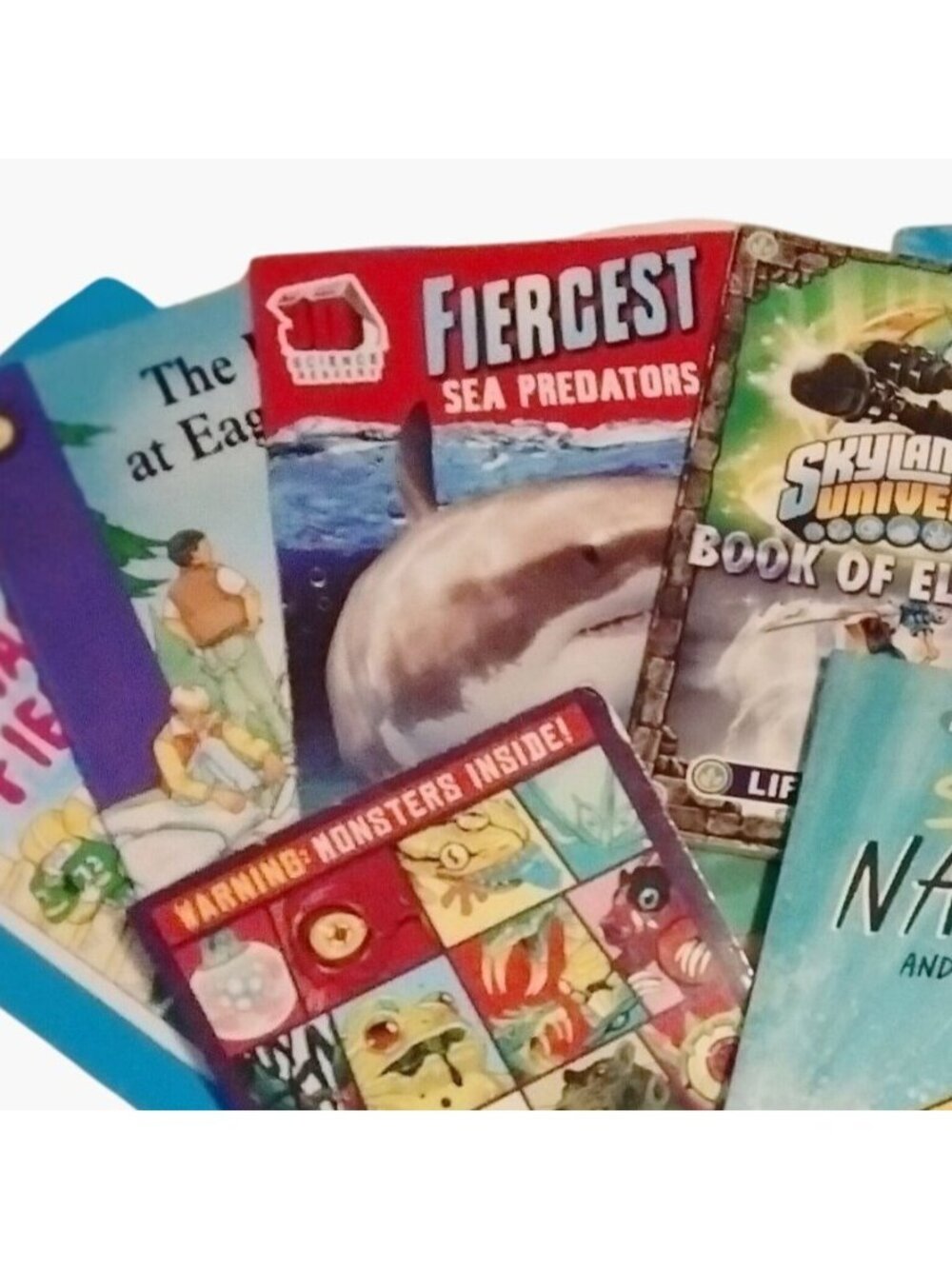 Childrens Mixed Book Lot Gender Neutral Science History Fantasy Lot 11 master